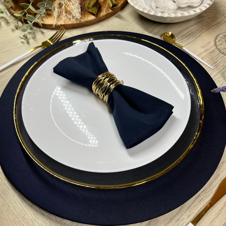 Funda para Plato Base I Azul Marino