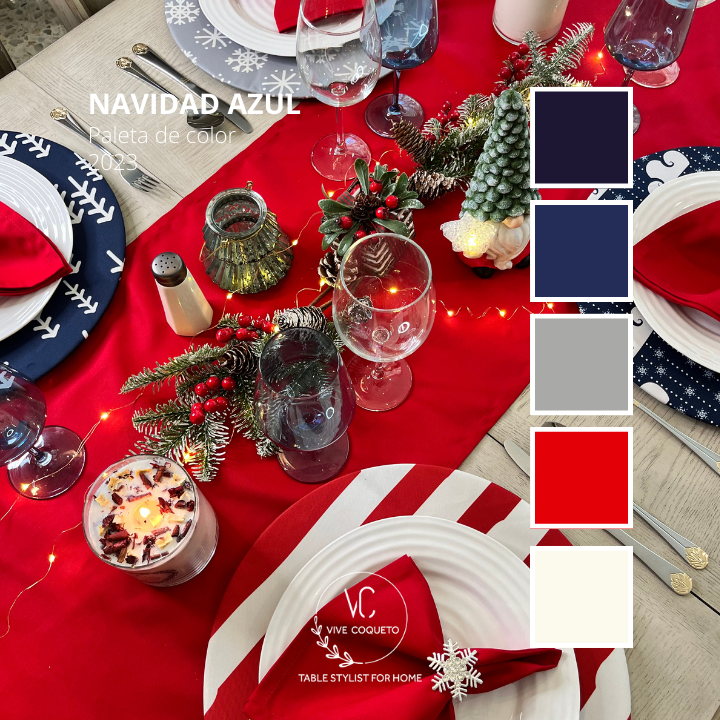 Funda Para Plato Base De Navidad  | Rojo con Blanco a Rayas