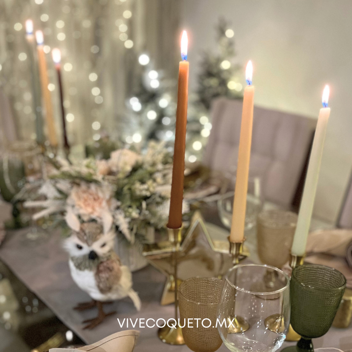 Mesa de Navidad con Accesorios Incluidos | 12 Personas | Bosque Encantado