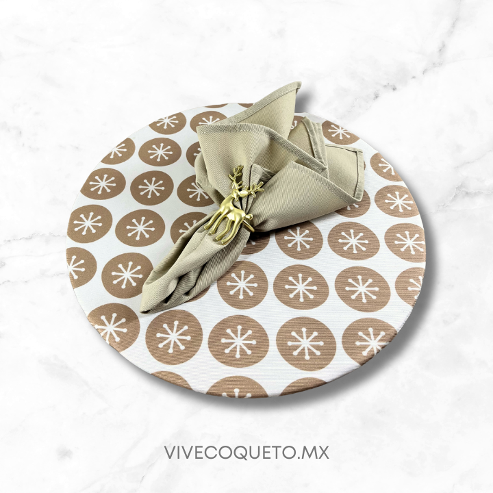 Mesa de Navidad con Accesorios Incluidos | 12 Personas | Bosque Encantado