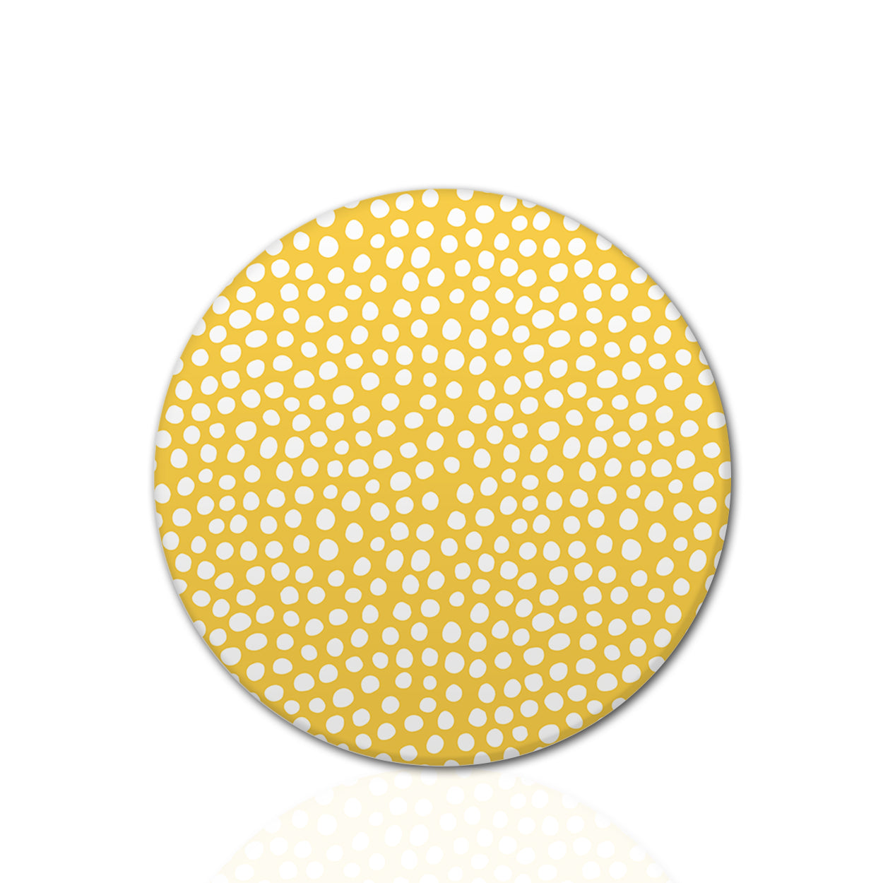 Funda para Plato Base I Dots Amarillo