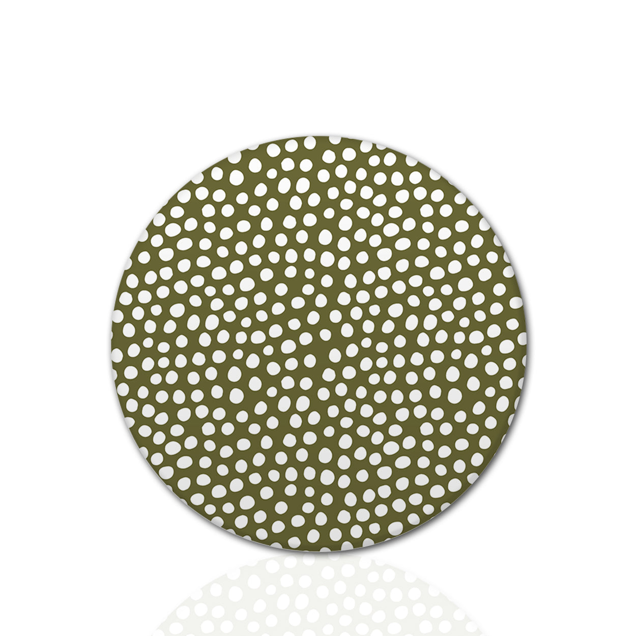 Funda para Plato Base I Dots Olivo