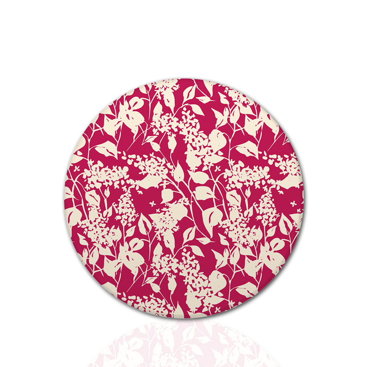 Funda para Plato Base I Flores Fucsia